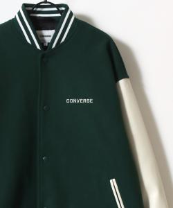 Мужская куртка Converse Stadium Jacket, свободного кроя, из искусственного хлопка (под меланж), унисекс.
