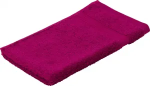 Полотенца Gözze "Нью-Йорк", (3 шт.), в наборе, современные однотонные цвета, со структурированной каймой, чистый хлопок 30х50 см (3 шт.), цвет cyclam