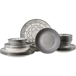 Сервиз Doha из фарфора на 4 персоны Ritzenhoff & Breker, серый