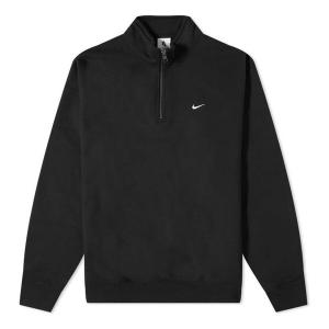 Толстовка Nike Solo Swoosh 1/4 Zip Top Black, черный