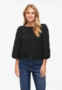 Блузка mit 3/4ärmeln videvera uboot ausschnitt Vila, Black Beauty