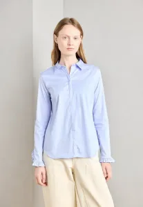 Блузка mattie с отворотом на пуговицах Mos Mosh, Light Blue