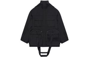 Пальто-парка мужское черное Balenciaga, черный