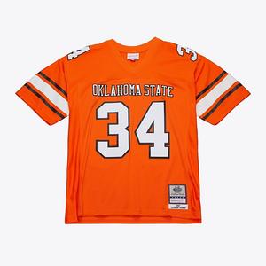 Мужская реплика джерси Thurman Thomas Oklahoma State Cowboys 1987 оранжевая Mitchell & Ness
