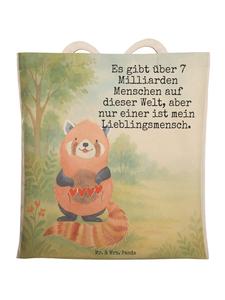 Mr. & Mrs. Panda Сумка через плечо с изображением красной панды и надписью белого цвета