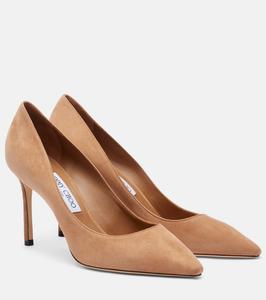Туфли Romy 85 из замши Jimmy Choo, Toffee