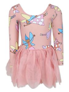 Платье с принтом феи Stella McCartney Kids, розовый
