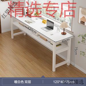 Стол 120х40 см Naijia двухуровневый для дома, девичьей спальни, балкона, простой настенный, цвет желтая сосна