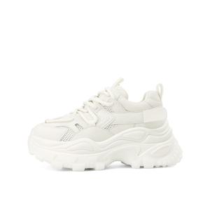 Износостойкие утолщенные низкие кроссовки для женщин BOERDIQI, цвет экрю