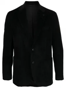 Вельветовый пиджак Lardini, черный