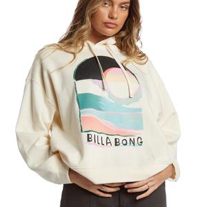 Женская толстовка с капюшоном Keep It up Billabong, White Cap