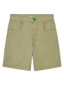 Шорты из ткани обычного кроя 47RGC902U United Colors Of Benetton, зеленый