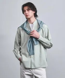 Рубашка с воротником из поплина Karibiana Mills United Arrows, цвет Lime