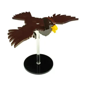 Крепление для персонажей Flying Hawk с круглым основанием 2 дюйма — коричневое, Token Sets - Mount Markers (28mm) (Litko Aerosystems)
