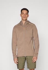 Толстовка Fjällräven KEB FLEECE HOODIE, Suede Brown/Light Brown