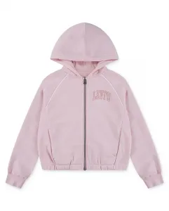 Толстовка с капюшоном и молнией Collegiate для девочки Levi's, розовый
