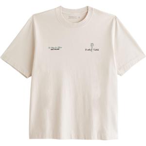 Футболка мужская Abercrombie＆Fitch, Ecru