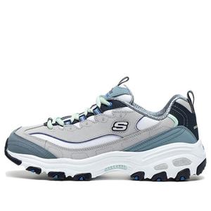 Кроссовки d lites 1.0 low running shoes grey/blue Skechers, серый