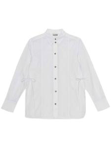 Поплиновая рубашка GANNI, белый