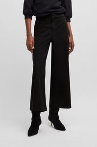 Широкие брюки BOSS Orange, черный