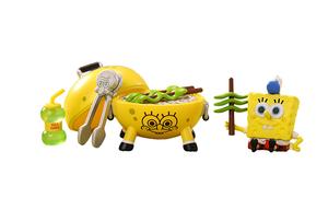 Слепая коробка SpongeBob коллекция для пикника одиночная слепая коробка/полный набор 9 шт POP MART