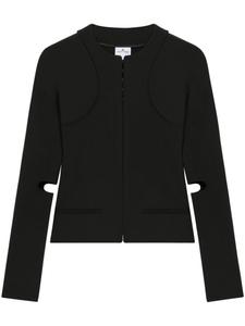 Courrèges приталенный жакет, черный