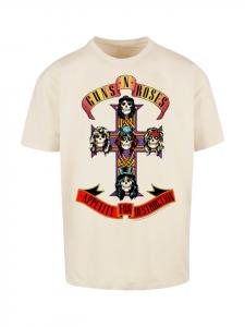 Футболка F4NT4STIC Oversize T-Shirt Guns 'n' Roses Appetite For Destruction, песочный