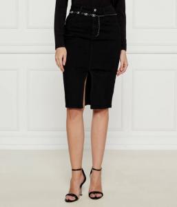 Юбка Liu Jo с передним разрезом, черный