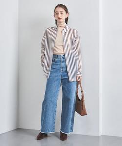 Рубашка из органзы с принтом United Arrows, цвет Dk Brown