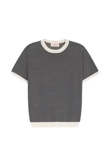 Футболка в полоску с короткими рукавами Fursac, черный