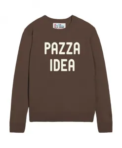 Коричневые свитера для мужчин Mc2 Saint Barth, коричневый