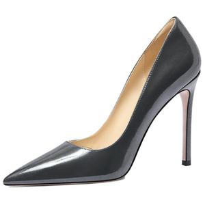 Galaxy Slim Heel высокие туфли 10 см женские Lily Wei, темно-серый