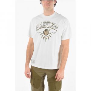 Футболка с круглым вырезом и логотипом JAMES HARDEN x NEIL BARRETT Neil Barrett, Beige