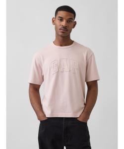 (U) Плотная футболка свободного кроя с логотипом GAP, укороченная.