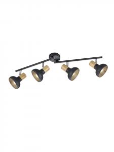 Reality Leuchten Прожектор LATIKA в матово-черном цвете