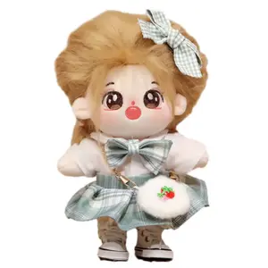 Маленькая милая хлопковая кукла с возможностью смены стиля плюшевая кукла высота 20см Handsome