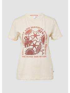 Футболка цвета 08D1_светло-песочный QS