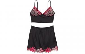 VICTORIA'S SECRET Пижамный комплект Женский Черный, Комплект (Черный)