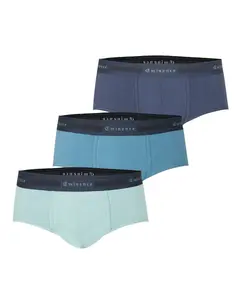 Набор из 3 комбинированных трусов из трикотажа Eminence, мультиколор