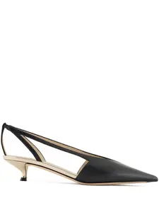 Кожаные туфли GIORGIO ARMANI, черный