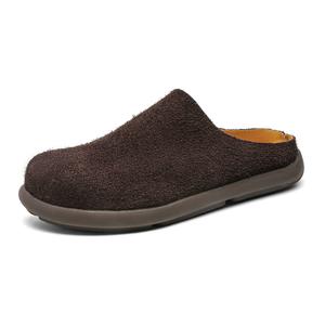 MADALLO Тихие, устойчивые к запаху, нескользящие закрытые тапочки для женщин коричневые, цвет Brown