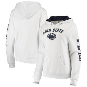Женский пуловер с капюшоном Colosseum белого цвета Penn State Nittany Lions Loud and Proud, цвет Pst White