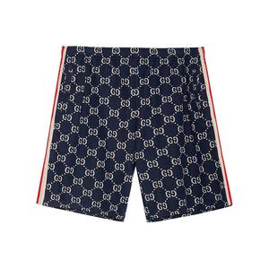 Джи джаккардовые шорты GUCCI, синий
