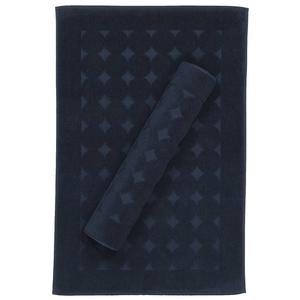 Комплект домашнего текстиля Linum, 2 упаковки, набор ковриков для ванной из турецкого хлопка с круговым дизайном Sinemis Linum Home Textiles, темно-синий