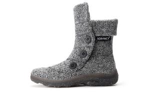 Зимние ботинки унисекс Interwoven серый Norvincy