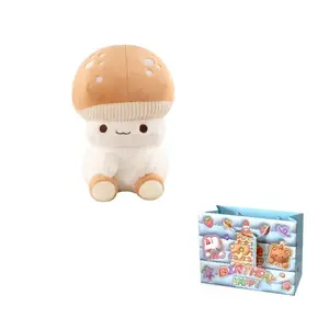 Cute Healing Mushroom Person Dolls Plush Doll 30cm/40cm/55cm Height MORTEN SOLUM, белый