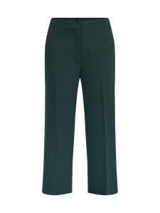 Широкие брюки со складками We Fashion, темно-зеленый