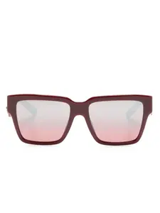 Солнцезащитные очки в прямоугольной оправе с логотипом Dolce & Gabbana Eyewear, красный