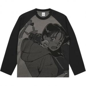 Футболка с длинными рукавами реглан, FW25, вид сзади, унисекс Palace, черный/monochrome