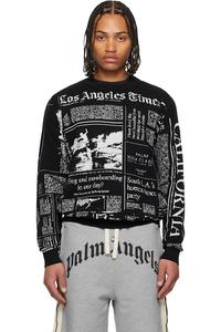 Palm Angels Черный свитер LA Times Edition